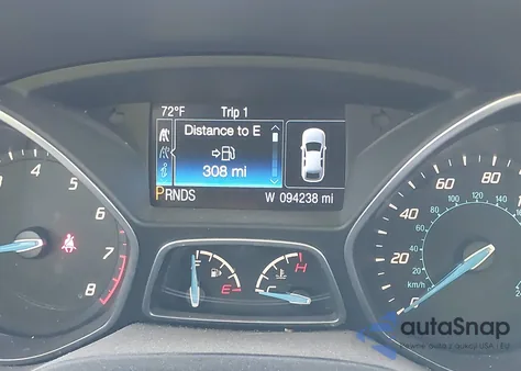 2014 Ford Focus Titanium из США, поврежденный, VIN 1FADP3J21EL367595